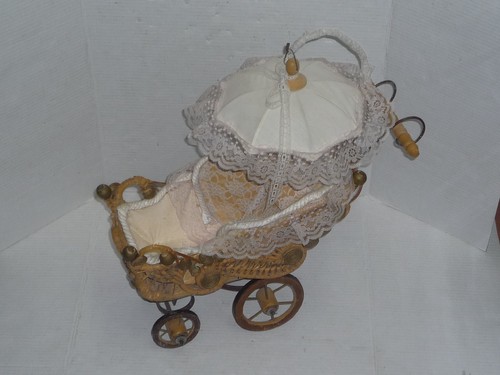 Vintage wicker rattan metal - wicker,