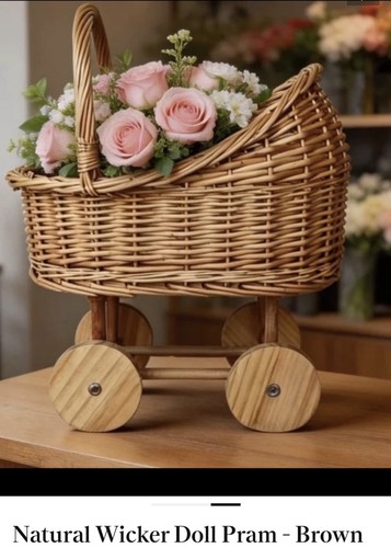 Natural wicker wood - natural,